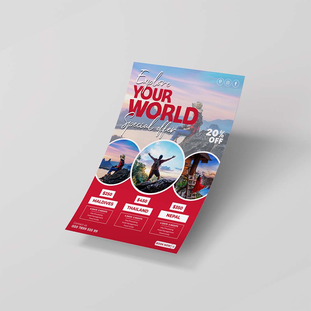 Flyers 8" x 8"