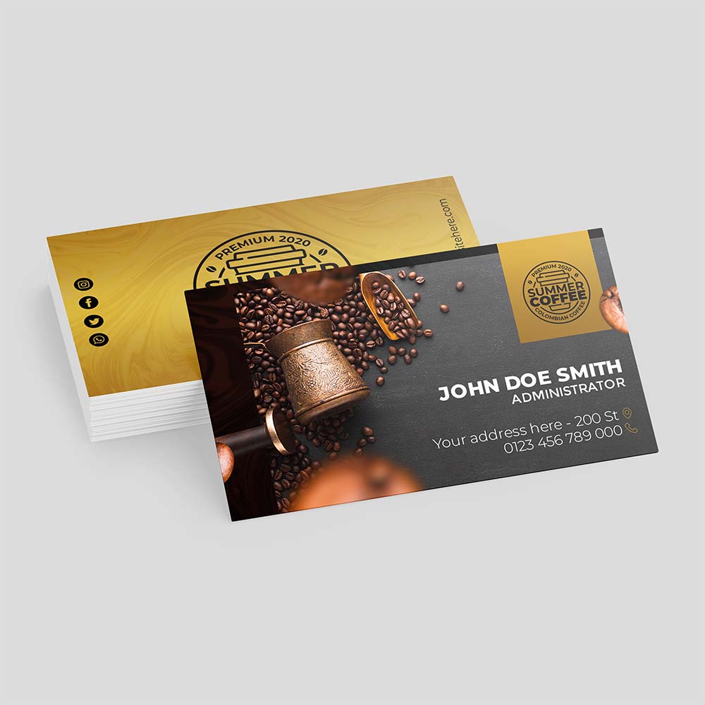 Foil Accent Business Cards