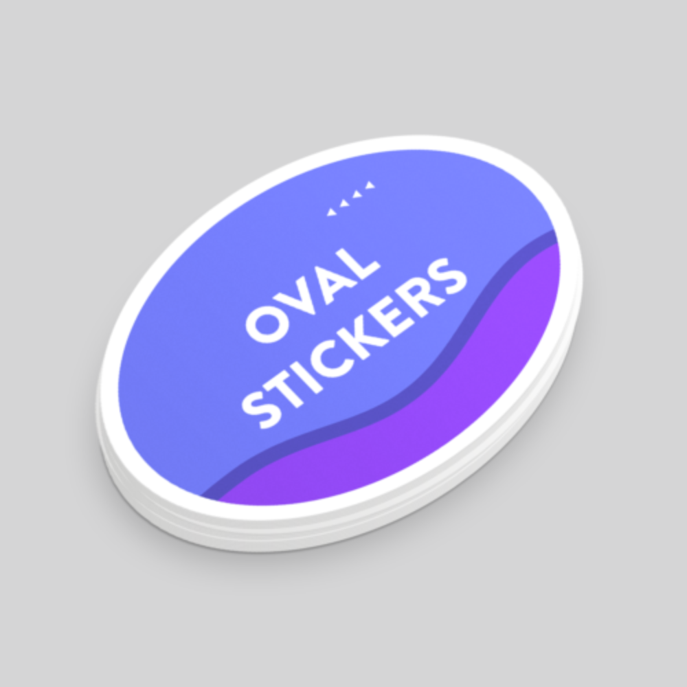 Oval Stickers