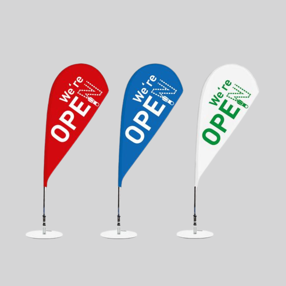 Teardrop Beach Flags