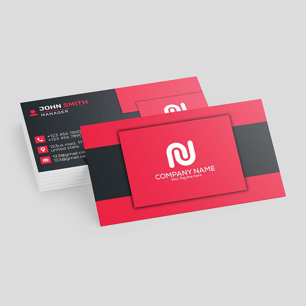 White Plastic Business Cards