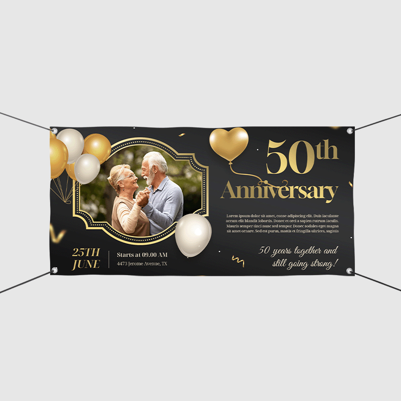 Wedding Anniversary Banners